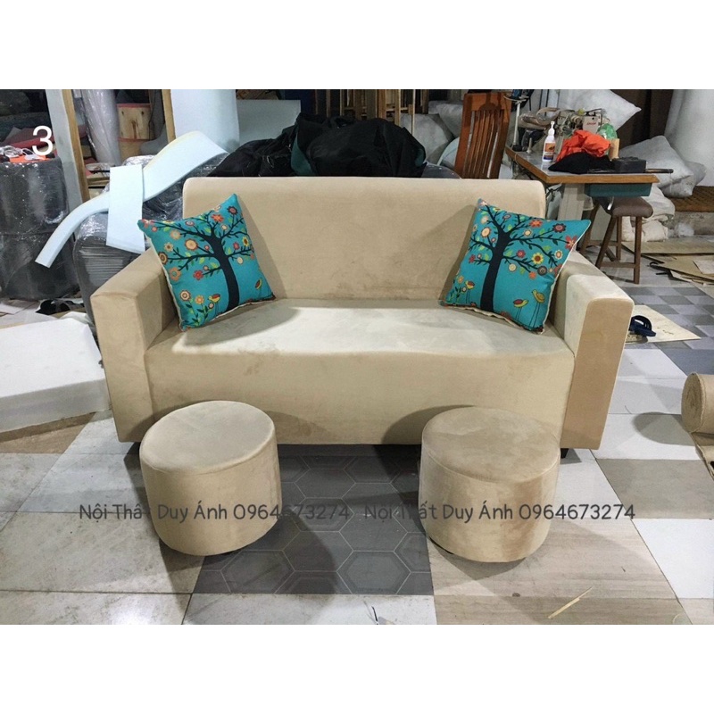 Combo Sofa 1,6m và Bàn Trà Chân Sao