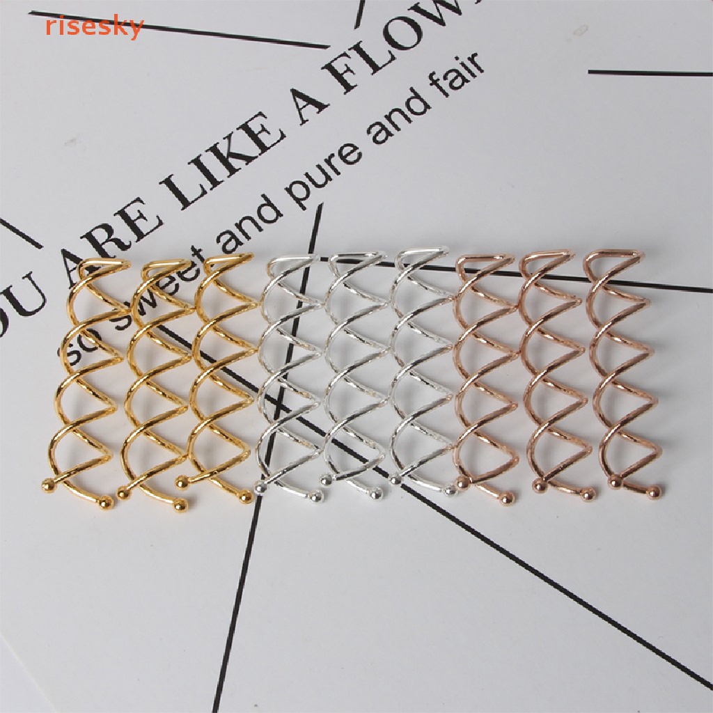 Set 10 Kẹp Tóc Dạng Xoắn Ốc Thời Trang Cho Nữ