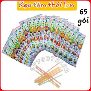 Kem tăm lạnh hoa quả Thái Lan(1 gói có 3 cây kẹo tăm)