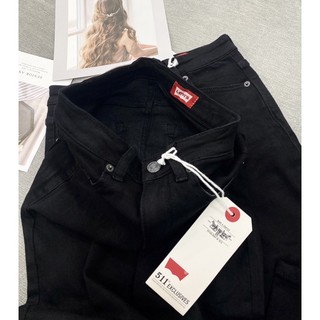 Quần jeans đen xk