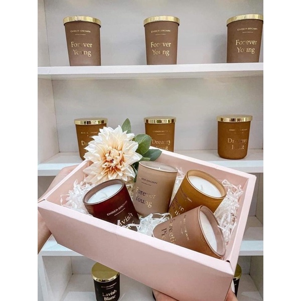 Nến thơm Ember Brown - Lux Brown