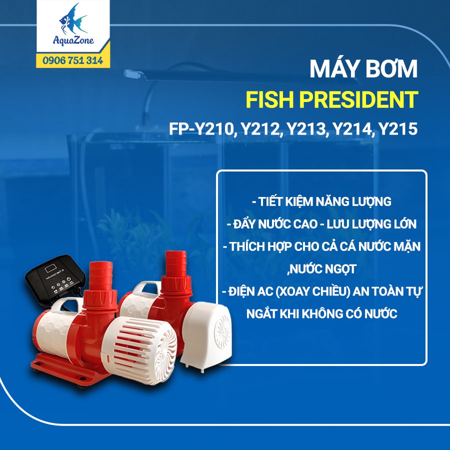 Máy bơm bể cá FP Y210 - 215 tiết kiệm điện năng