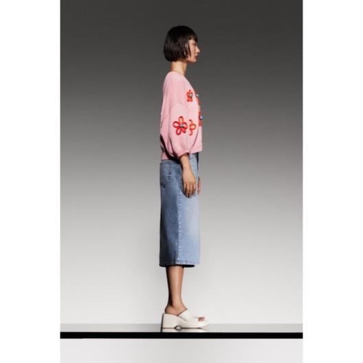 Made in Morocco - Áo lenZARA dài tay thêu hoa YO60