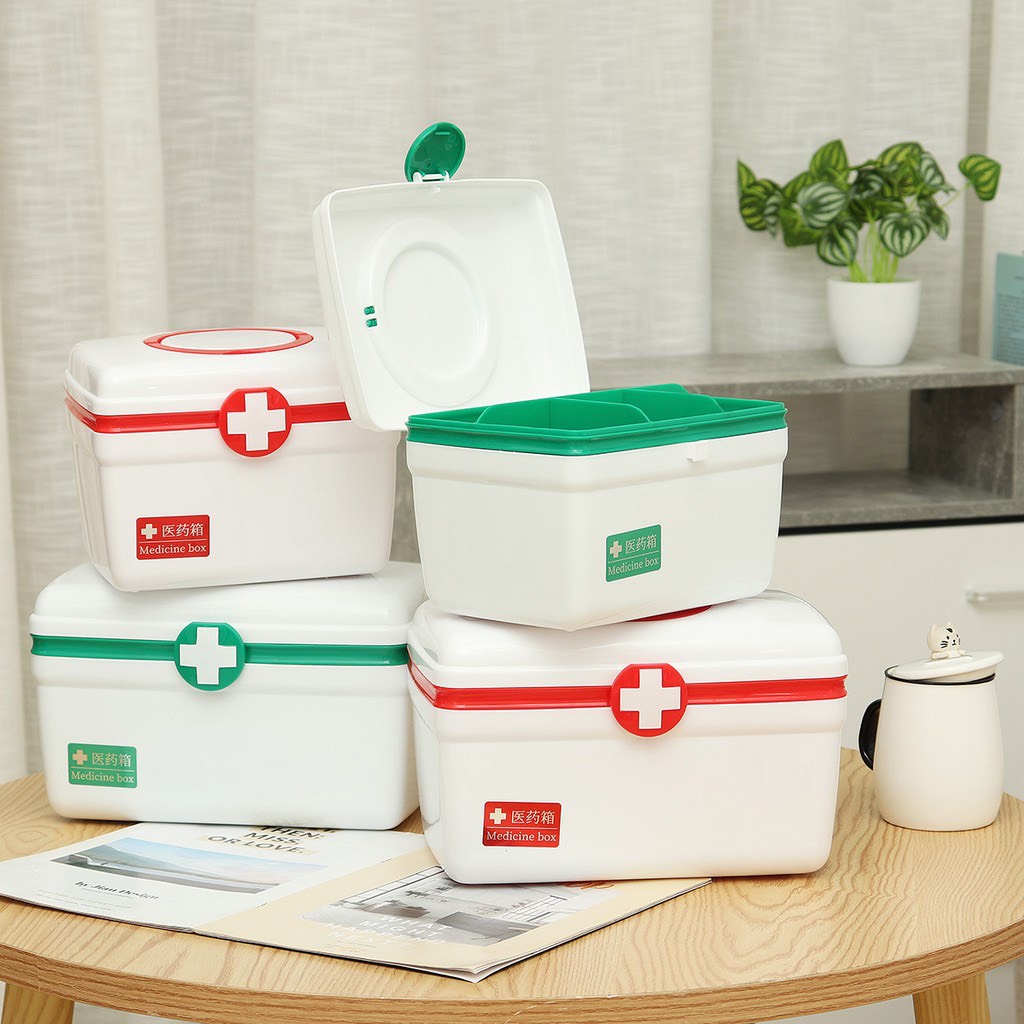 Hộp Tủ Y Tế Thuốc Gia Đình Cấp Cứu Nhiều NgănSHOPEMTRANG07Tủ đựng thuốc, dụng cụ Y tế cho mọi gia đình tránh xa trẻ em