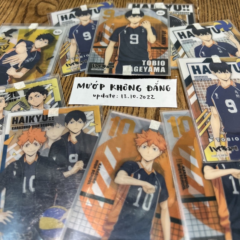 Thẻ bài clear card Haikyuu nhân phẩm