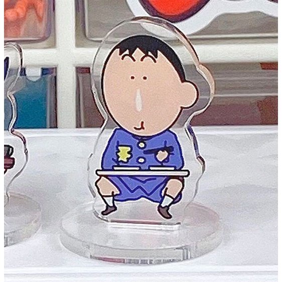 (mini 3cm) Standee in hình SHIN CẬU BÉ BÚT CHÌ ver LỚP HỌC anime chibi mica trong acrylic