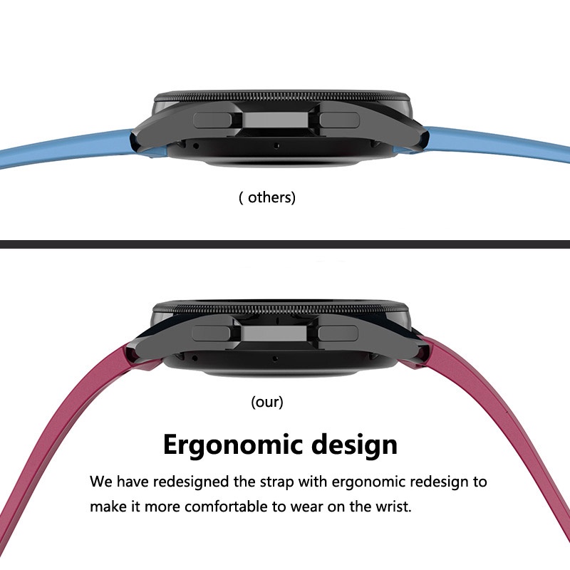 Dây Đeo Từ Tính Bằng Silicon Cho Đồng Hồ Thông Minh Samsung Galaxy Watch 5 4 Classic 46mm 5 Pro