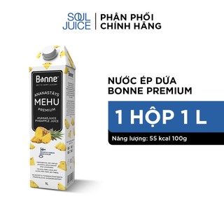 Nước ép dứa nguyên chất bonne premium 1l nhập khẩu châu âu - soul juice