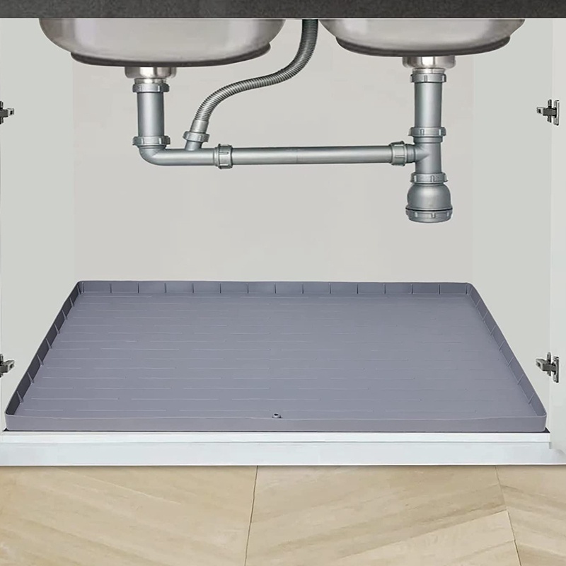 Thảm Lót Bồn Rửa Chén Chống Nước Bằng Silicon Dẻo Kích Thước 34x22 Inch Tiện Dụng Cho Nhà Bếp