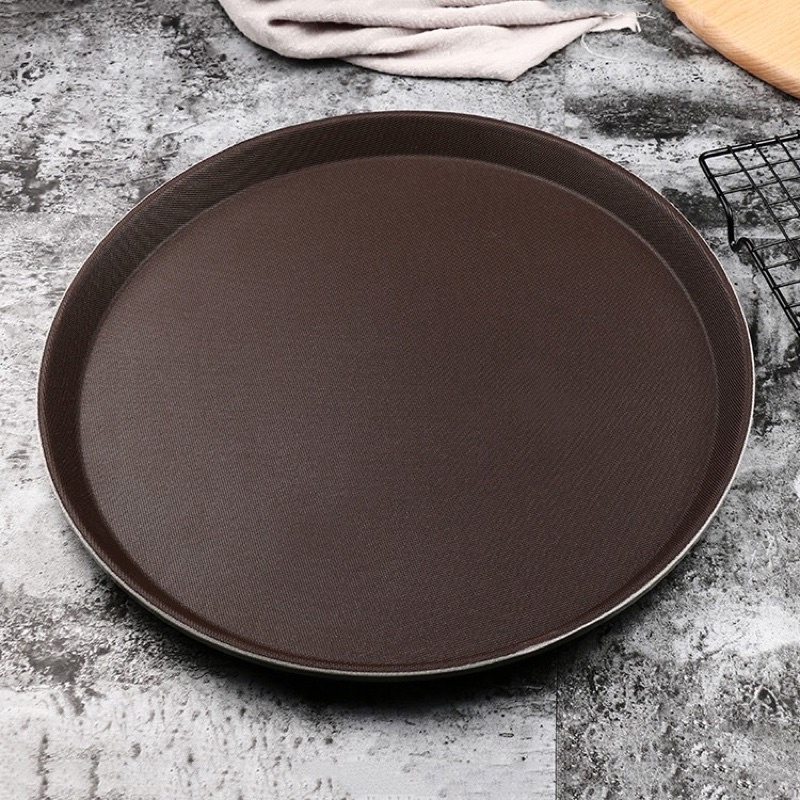 Khay Tròn Bê Đồ Chống Trượt Size 28cm, 35cm, 40cm