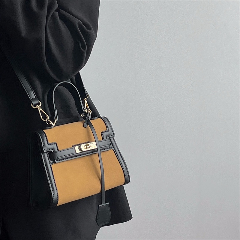 Túi Đeo Chéo Màu Nhám Phong Cách retro Cao Cấp Cho Nữ