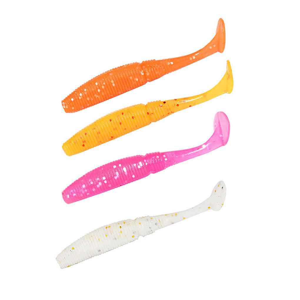 15 Mồi Giun Giả Câu Cá Phát Sáng 50mm / 1g