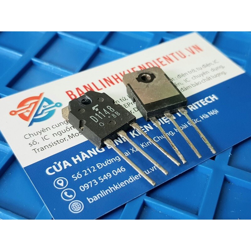 [ 1 Cặp ] Cặp Transistor 2SD1148(D1148-NPN) và 2SB863(B863-PNP) 140V/10A/100W TO-3P