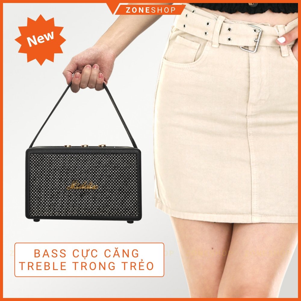 Loa Bluetooth MIDDIX Âm Thanh Sống Động Thiết Kế Bọc Da Kiểu Dáng Phong Cách  Hàng chính hãng