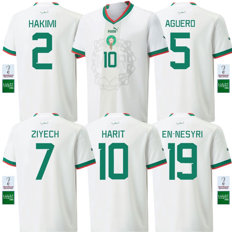 Áo Bóng Đá Số 22-23 Morocco Size S-2XL Thời Trang 2022-23