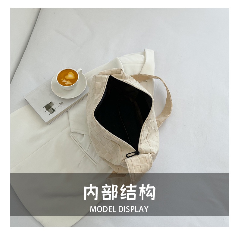 Túi xách JASMIN NOIR đeo vai hình gối thiết kế đơn giản thời trang dành cho nữ