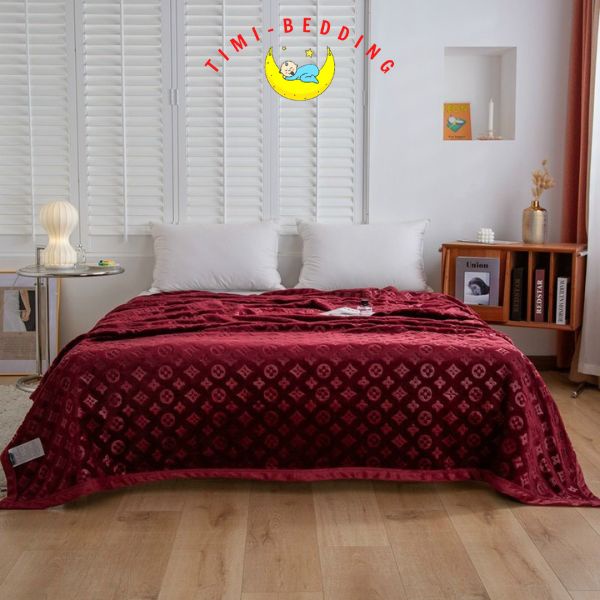 Chăn queen kirkland blanket lông tuyết chính hãng, cao cấp kích thước 200 x 230 cm, nặng 2kg – Timibedding
