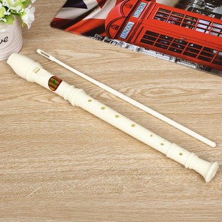 Sáo Nhựa 8 Lỗ Off White Làm Sạch Máy Ghi Âm Chuyên Dùng Cho Học Sinh