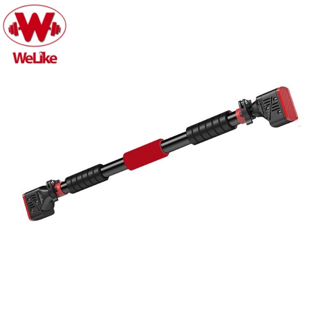 Xà đơn treo tường cao cấp Welike - Thanh xà đơn có chốt chống xoay, điều chỉnh độ dài từ 72 đến 140cm tập luyện tại nhà