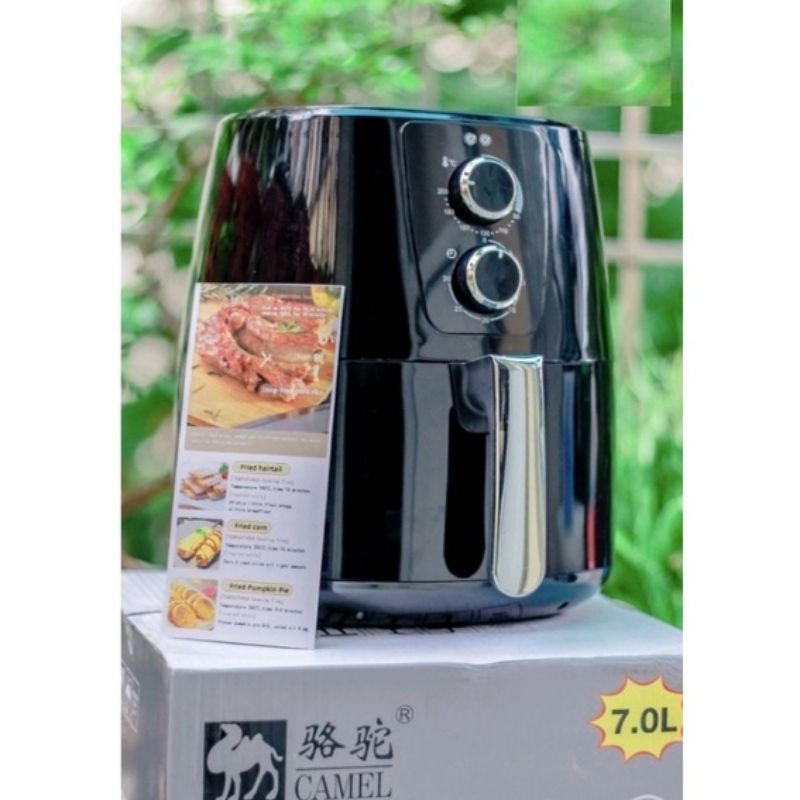 Nồi chiên không dầu CAMEL 7 lít, Bảo hành chính hãng 12 tháng, lỗi 1 đổi 1