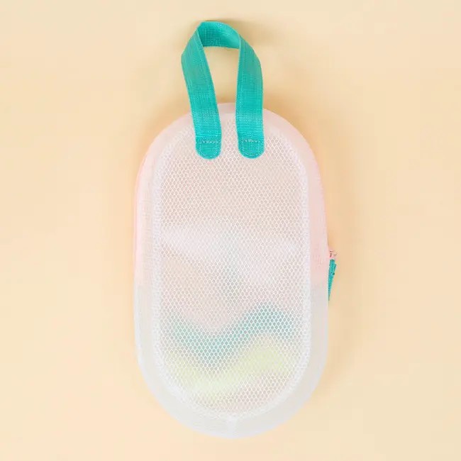 Túi đi bơi đựng đồ bơi chống thấm nước 7L - Xanh dương Trắng MIRILIK DECA