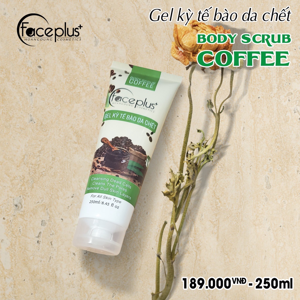 Gel Kỳ Tế Bào Chết Cafe Xanh Face Plus 250ml