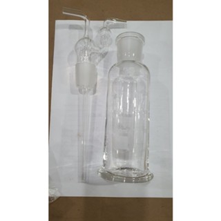 Chai Rửa Khí Thủy Tinh Trong Phòng Thí Nghiệm 250Ml Dụng Cụ Hóa Học Thủy Tinh Nhiều Lỗ Dùng Trong Phòng Thí Nghiệm