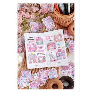 Hộp 45 hình dán sticker trang trí