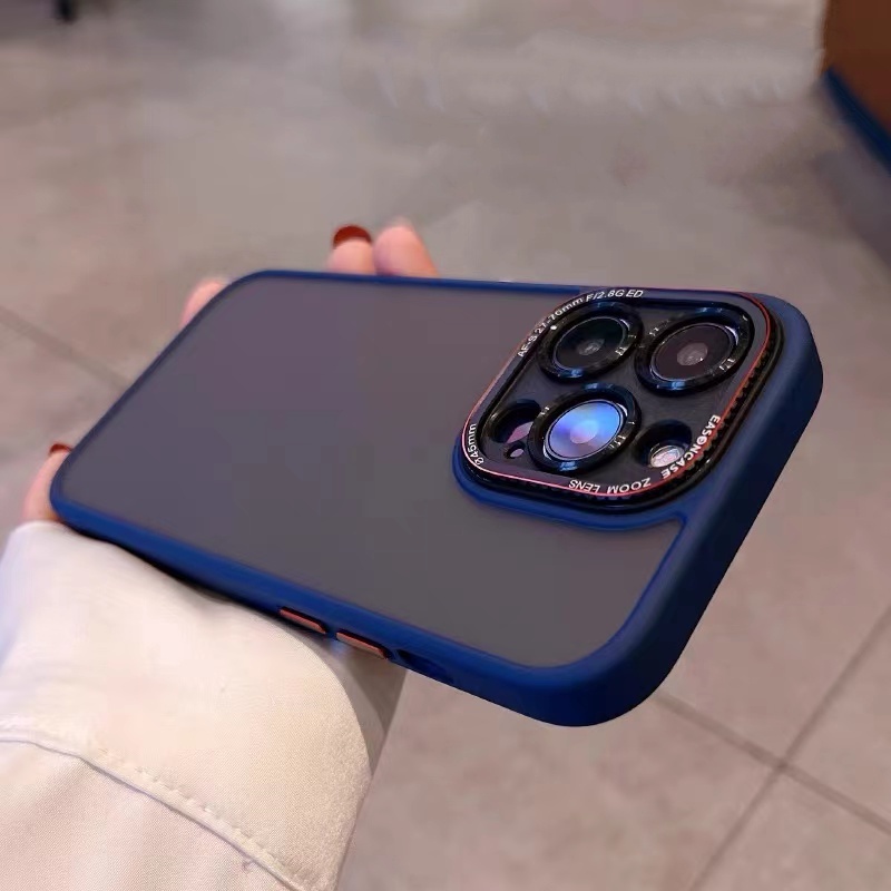 Ốp Điện Thoại iPhone 14 plus 13 12 Pro max case ốp lưng điện thoại iphone 14 13 12 11 promax Silicon Cứng Nhám Bảo Vệ camera Chống Sốc Cho