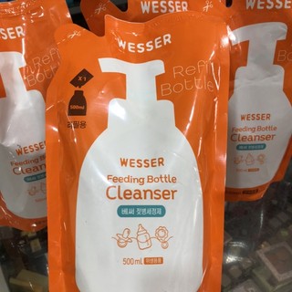 Nước rửa bình Wesser 500ml (dạng túi)