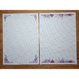 Giấy hoa A4 in màu 2 mặt nhiều mẫu (50 tờ)