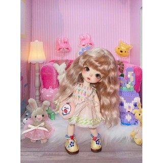Đầm cho búp bê bjd 1/8 lati