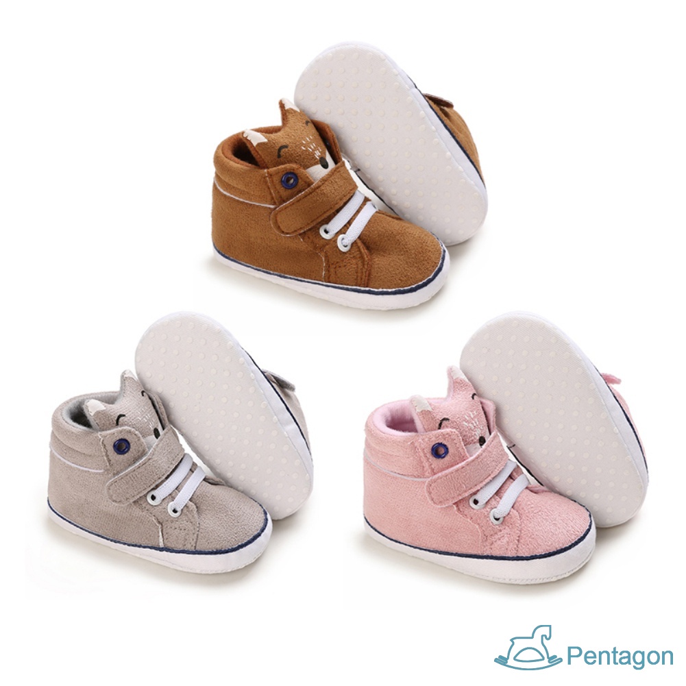 Giày Sneaker Đế Mềm Chống Trượt Cho Bé 0-18 Tháng Tuổi