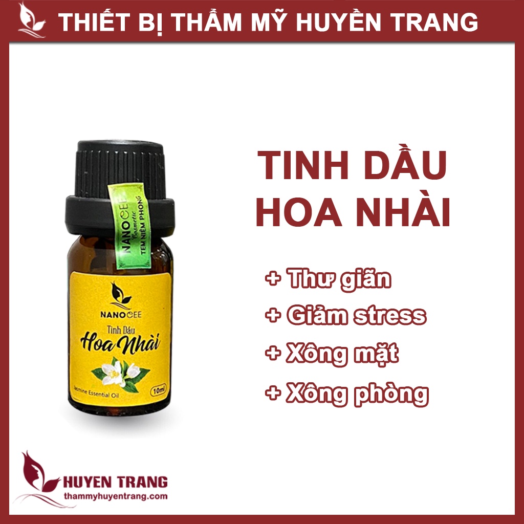 Tinh Dầu Sả Chanh, Hoa Nhài, Ngọc Lan Tây NANOCEE Xông Mặt, Thư Giãn, Xả Stress, Xông Phòng, Đuổi Muỗi NANOCEE