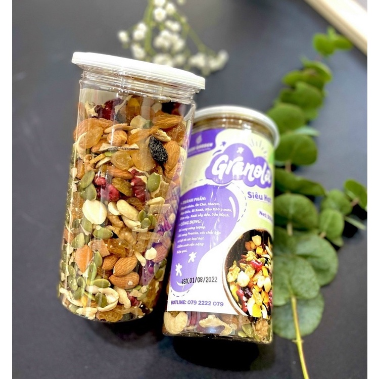 GRANOLA SIÊU HẠT KHÔNG YẾN MẠCH