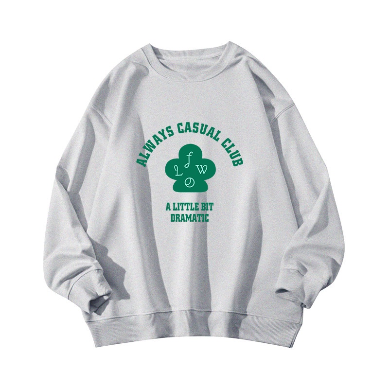 NRVP Áo Thun Nữ Dài Tay Dáng Rộng In Hình Phong Cách Hàn Quốc Mới