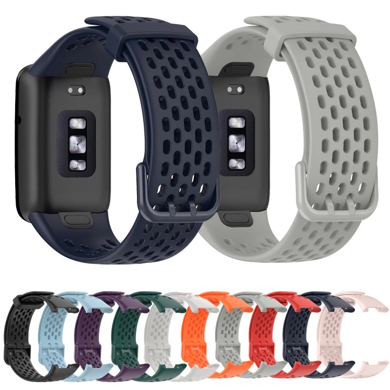 Dây Đeo Silicon Thoáng Khí Cho Đồng Hồ Thông Minh Xiaomi Mi Band 7 pro 7Pro 7Pro