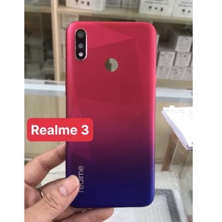 Nắp lưng OPPO Realme 3 zin ( gồm nắp lưng . phím ,kính camera)