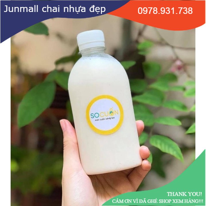 Chai nhựa dẹt 250ml nhựa nguyên sinh | BigBuy360 - bigbuy360.vn