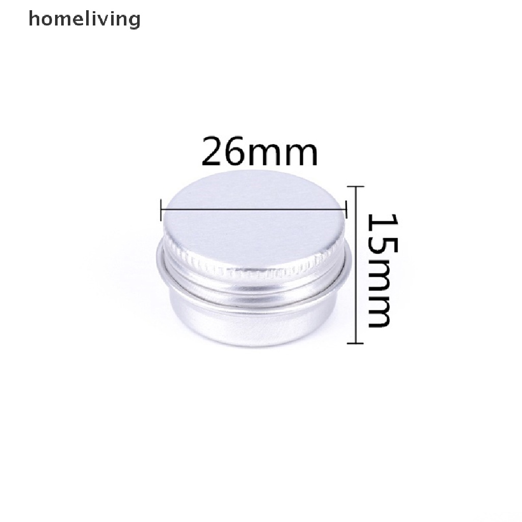 Set 10 Hộp Thiếc Nhôm 5ML Đựng Mỹ Phẩm Tiện Dụng