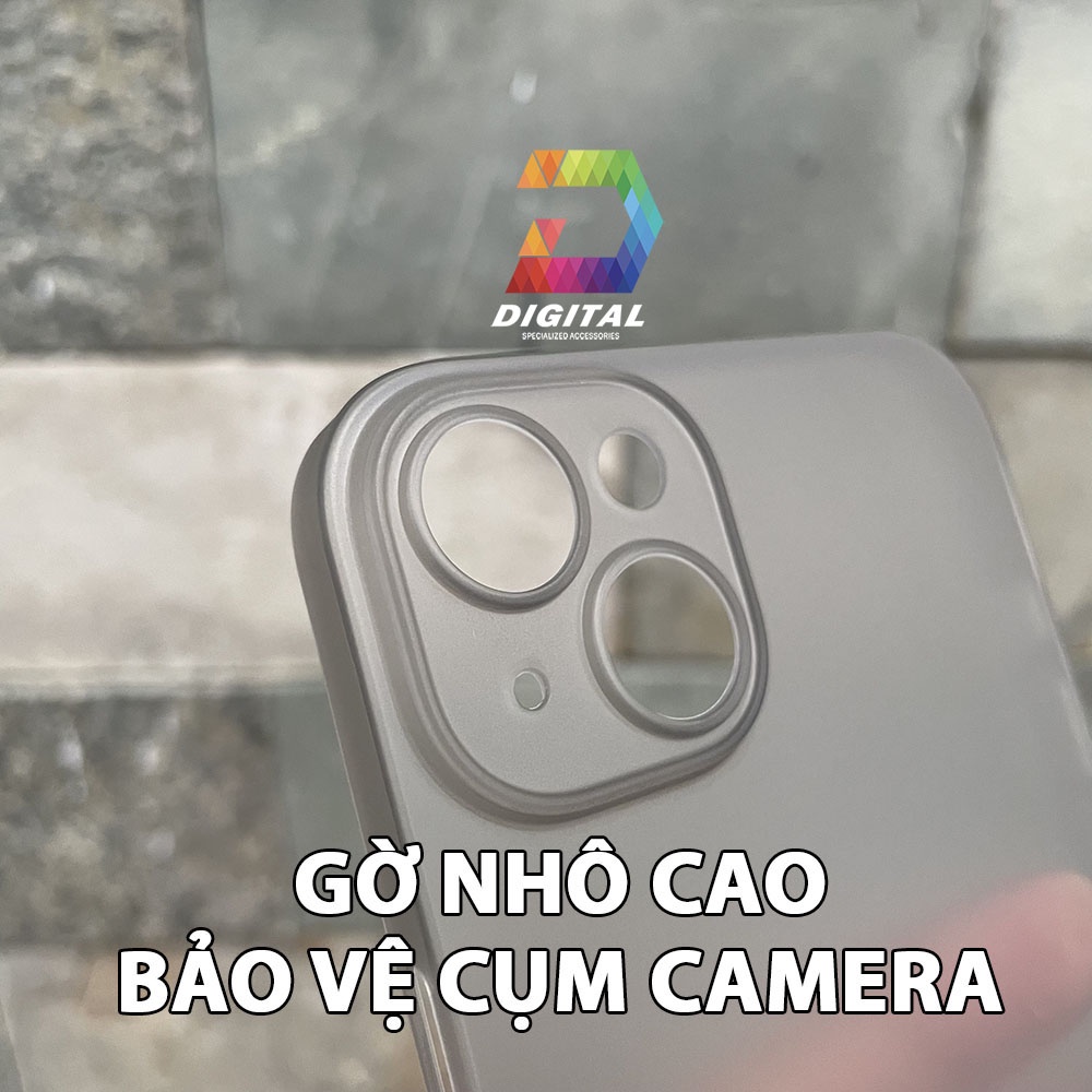 Combo 2 Ốp Lưng Trong Nhám Unibody Cho iPhone 14 PLUS Siêu Mỏng