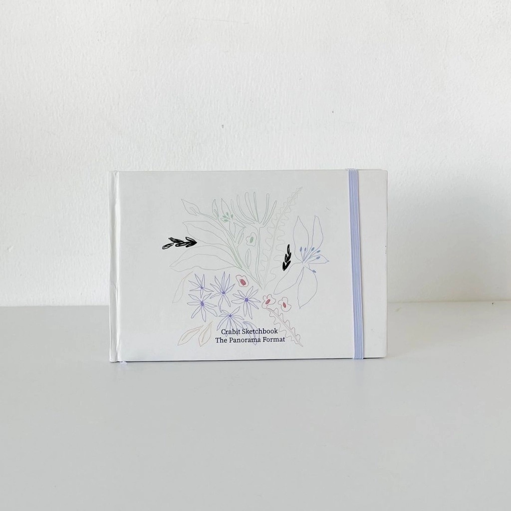 Sổ SKETCHBOOK CRABIT A5 Ngang Vẽ Panorama Phác Thảo Chì 190gsm
