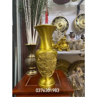 Lọ hoa đồng lục bình đồng thau nguyên chất lộc bình đồng nhiều size