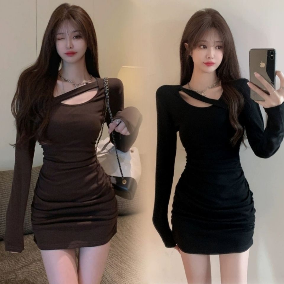 Đầm Dáng Ôm Xếp Ly Phong Cách Thời Trang Mùa Thu Mới 2022