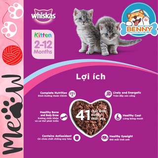 [Whiskas Junior] Pate Mèo Con Whiskas Junior - Gói 80g