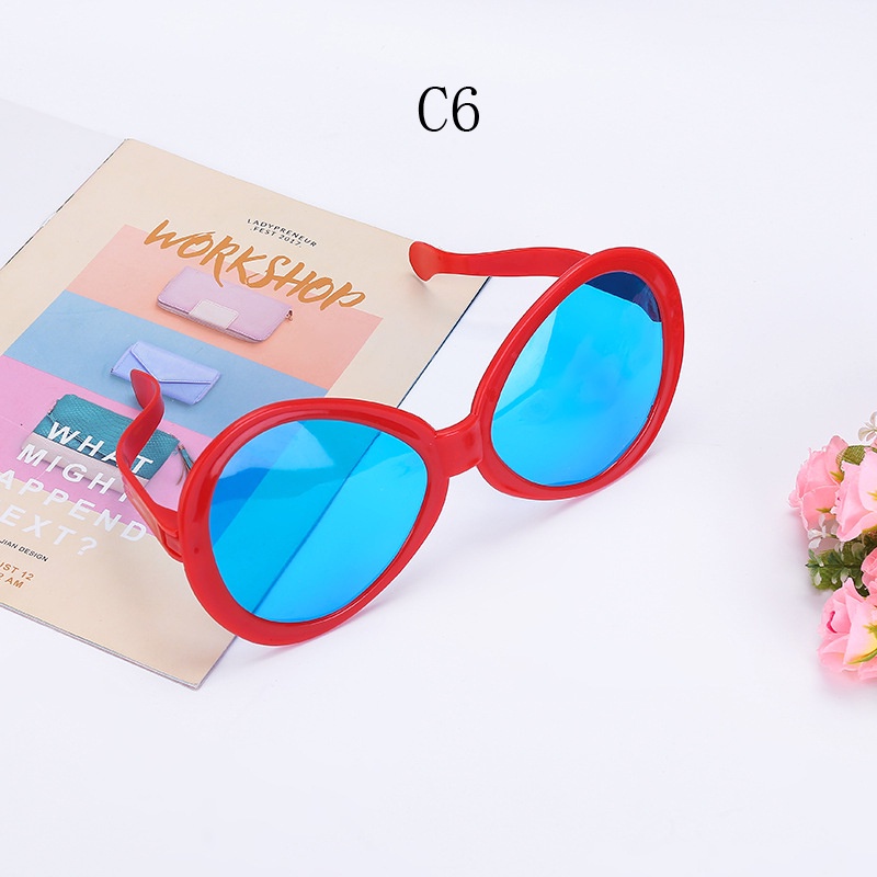 Kính Mát Oversized Nhiều Màu Dễ Thương Vui Nhộn Cho Nam Và Nữ