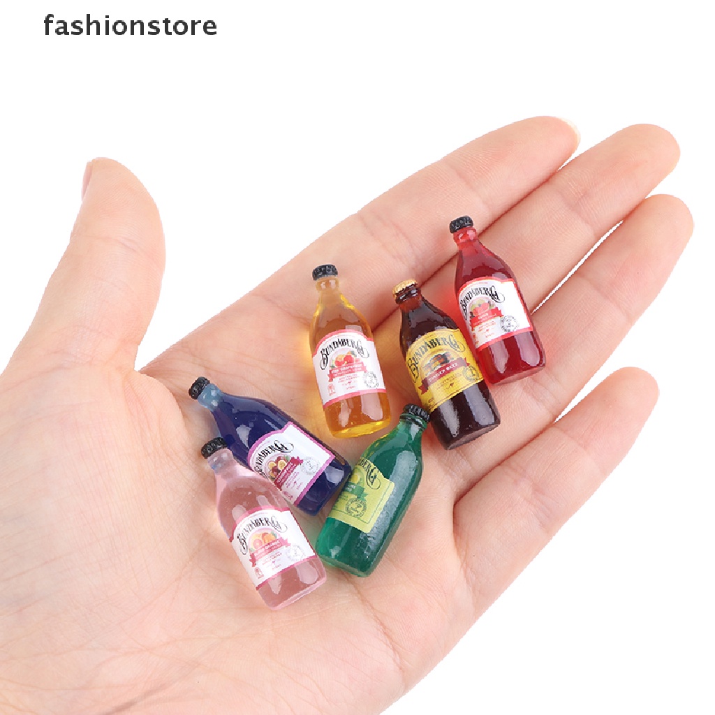 Set 10 Chai Nước Mini Tỉ Lệ 1: 12 1: 6 Cho Nhà Búp Bê