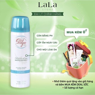 Xịt khoáng Perlyne Natural Mineral Water Spray Dưỡng Ẩm Trắng Pháp 400ml