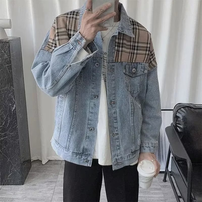 Áo Khoác denim Tay Dài Thời Trang Dành Cho Nam