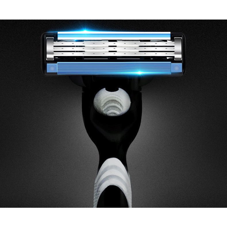 4 pcs Đầu dao cạo râu Gillette Mach 3 lưỡi dành cho nam